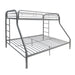 Tritan - Twin / Full Bunk Bed - Silver Acme