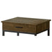 Square End Table With 1 Drawer - Brown Furniture Max