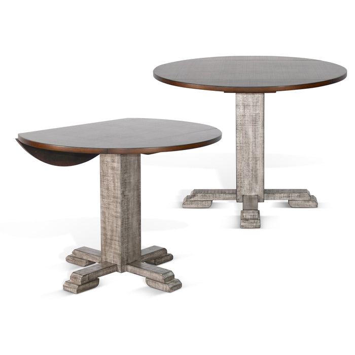 Homestead Hills - Table Base Only - Tobacco Leaf / Alpine Grey