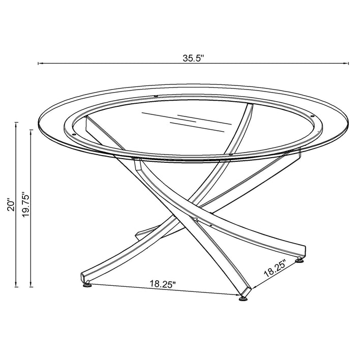 Connors - Round Table Set Furniture Max
