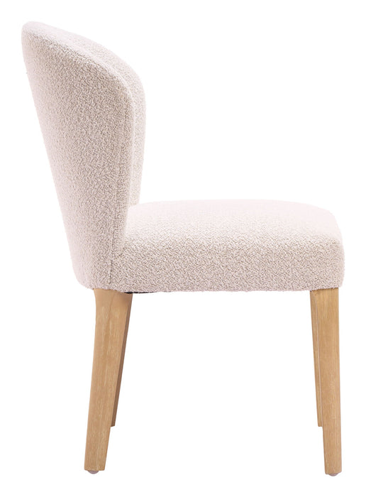 Mondstein - Dining Chair (Set of 2) - White / Ivory Zuo Modern