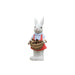 Whimsical Rabbit Statue Flower Pot Ornament, Garden Decor - Pink / White Home Essentials