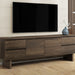 TV Stand With Storage Drawers And Cabinet - Brown 8th Street