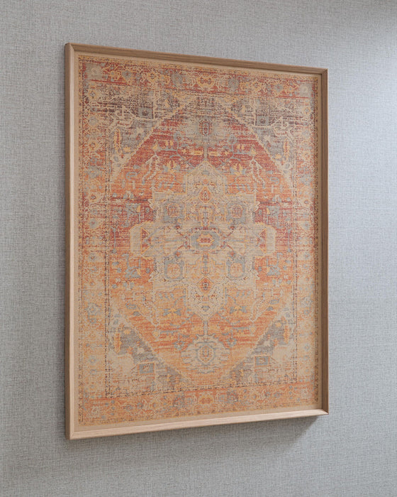 Kerrickson - Wall Art - Red / Orange / Blue Signature Design by Ashley®