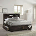 Queen Size Bed With Storage Drawers And Headboard - Brown Mix Home Essentials