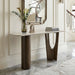 Console Table - Antique Bronze / Beige Home Essentials