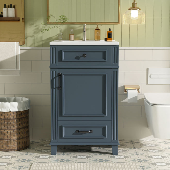 Bathroom Vanity With Sink, Drawer & Soft Closing Door Hearth and Haven