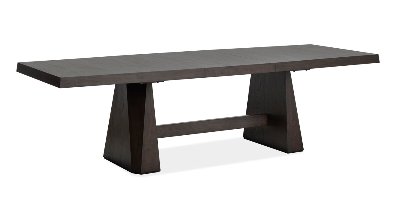 Tauren - Extendable Double Pedestal Dining Table - Coffee Bean Magnussen Furniture