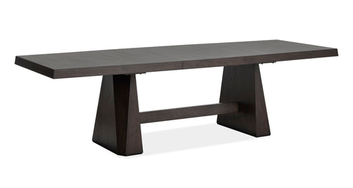 Tauren - Extendable Double Pedestal Dining Table - Coffee Bean Magnussen Furniture