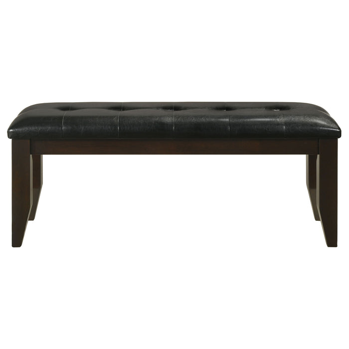 Tufted Upholstered Dining Bench - Brown Furniture Max