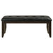 Tufted Upholstered Dining Bench - Brown Furniture Max