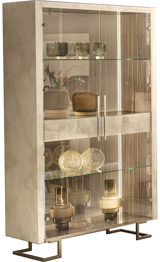 Luce - 2 Door Cabinet With Drawer - Beige Arredoclassic Italy