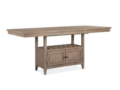 Paxton Place - Counter Dining Table Base - Dovetail Gray Magnussen Furniture