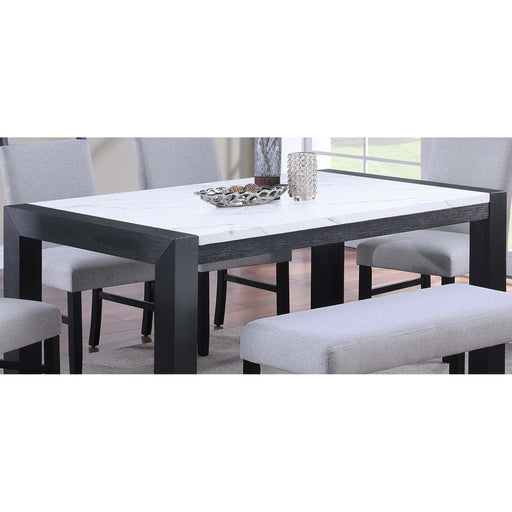 Dining Table - Charcoal / White / Charcoal Home Essentials