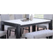 Dining Table - Charcoal / White / Charcoal Home Essentials