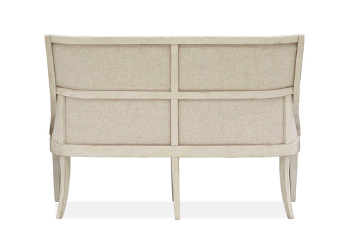 Newport - Bench With Upholstered Seat & Back - Alabaster Magnussen Furniture