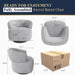Swivel Barrel Accent Oversized Club Chair Home Essentials