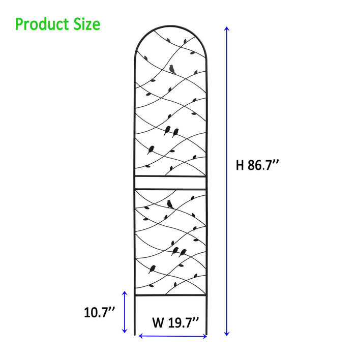 Garden Rustproof Trellis For Climbing Plants Daily Nest