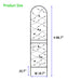 Garden Rustproof Trellis For Climbing Plants Daily Nest