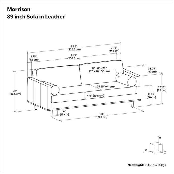 Morrison - Upholstered Sofa Simpli-Home