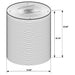 Burma - Round Side Table - Light Brown Furniture Max