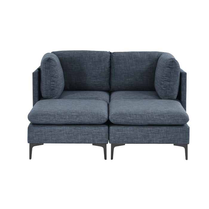 Upholstered Modular Sectional & Tall Legs Home Essentials