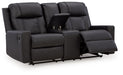 Mackmenville - Double Reclining Loveseat With Console Benchcraft®