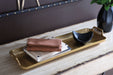 Posy - Tray - Gold Finish Signature Design by Ashley®
