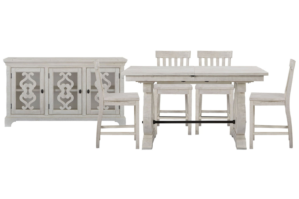 Bronwyn - Extendable Rectangular Counter Height Dining Table Set Magnussen Furniture