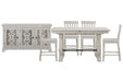 Bronwyn - Extendable Rectangular Counter Height Dining Table Set Magnussen Furniture