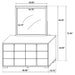6 Drawer Dresser With Mirror - White Furniture Max