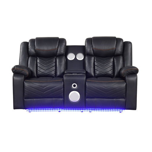 Challenger - LED Power Recliner Loveseat Matrix Furniture Group