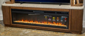 Hadonna - XL TV Stand With Fireplace Option - Brown Signature Design by Ashley®