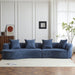 Elegant Curved Sectional Sofa With Full Foam Comfort Noble House