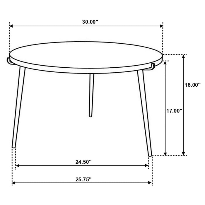 Mickelson - Round Coffee Table - Natural Furniture Max
