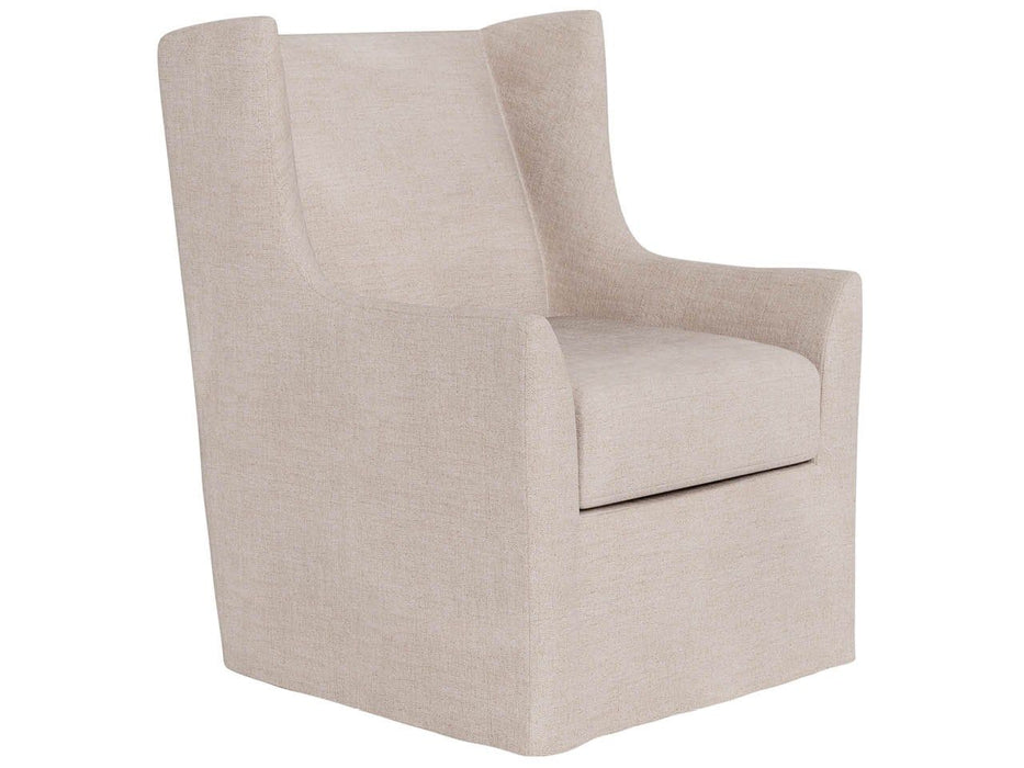 Newhall - Slipcover Swivel Glider Chair, Special Order - Beige