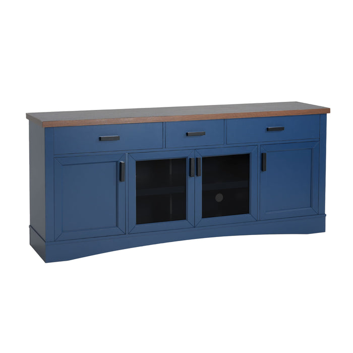 Modern TV Console & Adjustable Shelves Noble House
