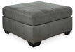 Pitkin - Oversized Accent Ottoman - Slate Ashley®