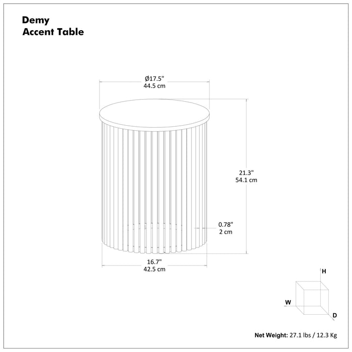 Demy - Accent Table Simpli-Home