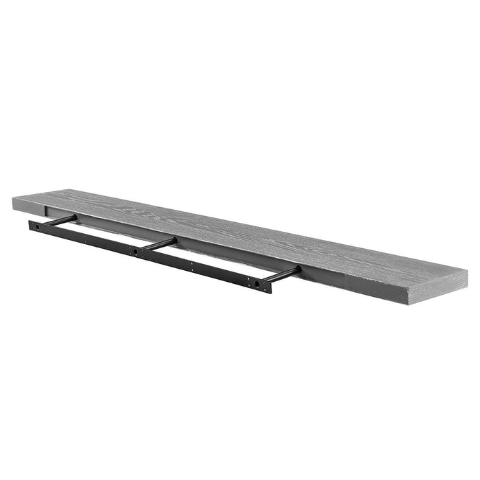 Wooden Wall Mounted Floating Shelf - Gray