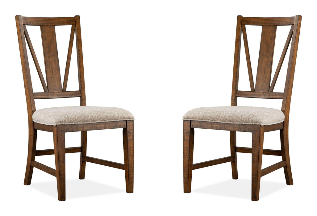 Bay Creek - Dining Side Chair With Upholstered Seat (Set of 2) - Toasted Nutmeg Magnussen Furniture
