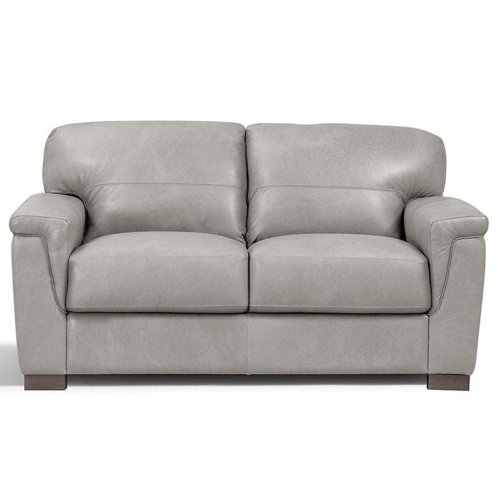 Cornelia - Loveseat - Pearl Gray Leather ACME