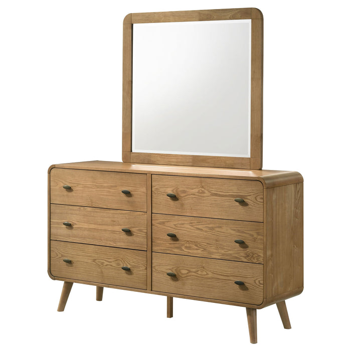 Winston - 6 Drawer Dresser With Mirror Furniture Max