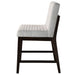 Edwyn - Counter Height Chair (Set of 2) - Gray Linen & Espresso ACME