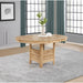 Davis - Extension Leaf Dining Table - Light Oak Furniture Max