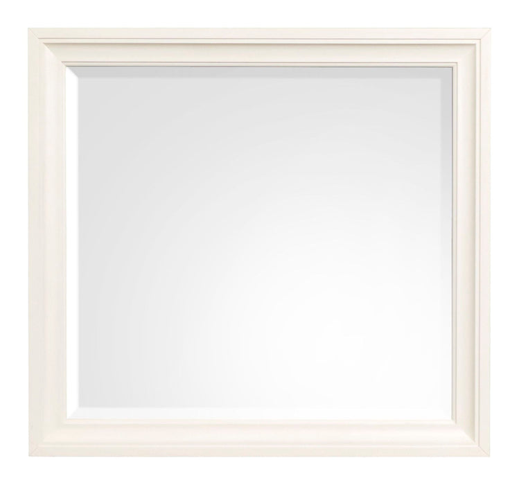 Kingston - Landscape Mirror - Whisper White And Cerused Nutmeg Magnussen Furniture