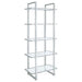 Colfax - 5 Shelf Bookshelf - Clear Furniture Max