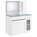 Kerr - 2 Drawer Makeup Vanity Table With Mirror And Stool Furniture Max