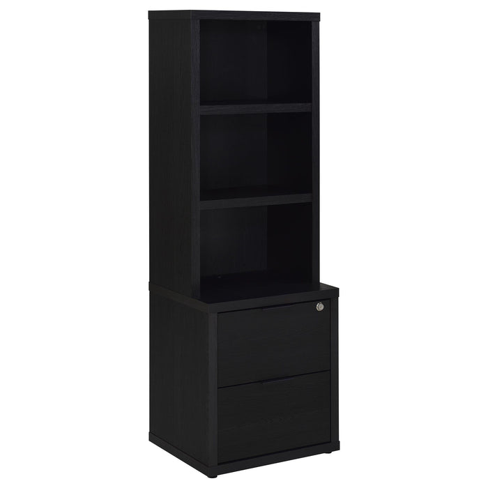 Geary - 3 Piece Wall Unit Bookcase Set With USB Storage Furniture Max