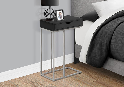 Accent Table, C - Shaped Contemporary & Modern - Black 8th Street